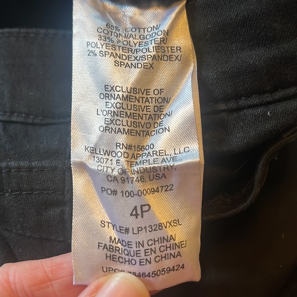 Wit and Wisdom Black Skinny Jeans - Picture 5 of 5